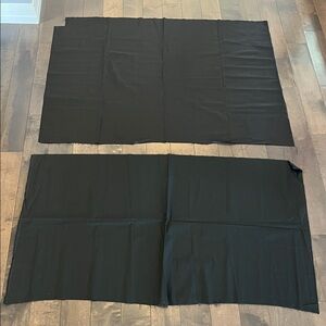 Black fabric for sewing or quilting